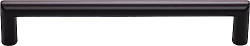Top Knobs6-516in Flat Black Kinney Pulls for Cabinet Mounting