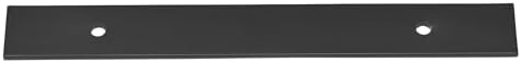 GlideRite Squared Backplate Matte Black - 85x1inch