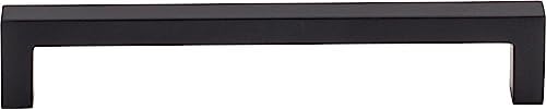 Top Knobs M1156 Nouveau III Collection 6-516 Square Bar Pull Flat Black