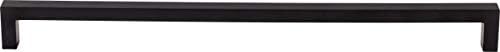 Nouveau III Square 12 58 Center Bar Pull Finish Black