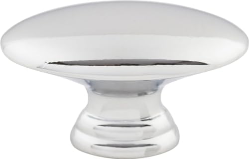 1-12 Oval Knob Brushed Satin Nickel