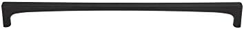 Modern Flat-Black Bar Pulls for Contemporary Kitchens Bathrooms