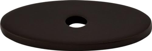 Top Knobs Pewter Antique Oval Backplate 125 x 075 x 0625