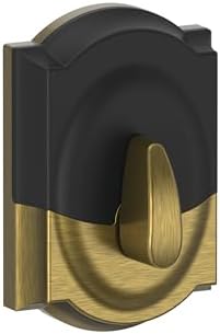 Schlage BE375 CAM 609 Touch Keyless Touchscreen Deadbolt Lock Antique Brass