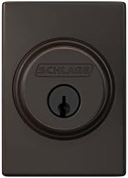 Schlage B60N CEN716 Deadbolt with Century Trim Secure Front Door Access