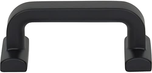 Top Knobs Harrison Pull 2 12-Inch Flat Black Cabinet Hardware