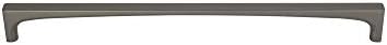 Riverside Pull Ash Gray 12 Inch Cabinet Handle