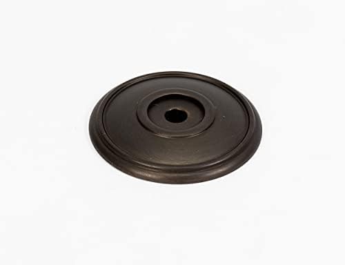 Alno Classic Traditional 1-38 Inch Brass Cabinet Knob Back Plate