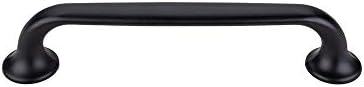 Top Knobs Mercer Collection 5-116 Orbital Oval Pull Flat Black