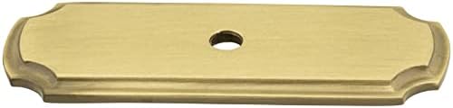 Jeffrey Alexander Cabinet Knob Backplate in Antique Brushed Satin Brass