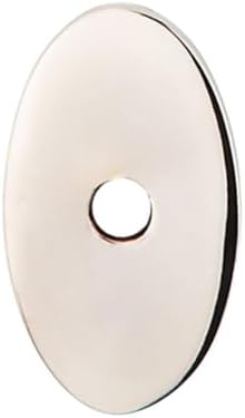 Top Knobs Pewter Antique Oval Backplate 125 x 075 x 0625