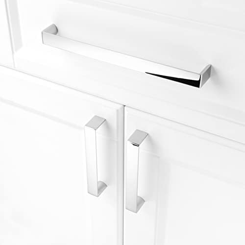 Sturdy 6-Piece Chrome Cabinet Pull