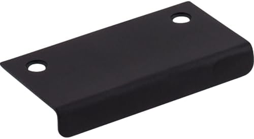 Top Knobs 3 Tab Pull Flat Black