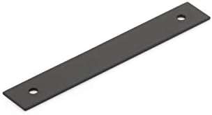 Schaub Pub House Collection 4-inch Pull Back Plate Matte Black
