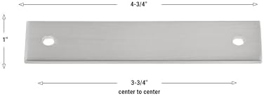 GlideRite 4 34 Squared Backplate Satin Nickel Buyers Choice