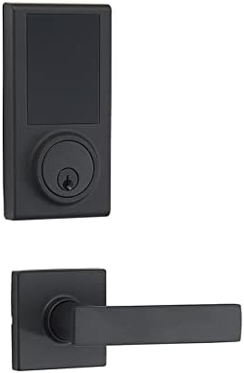 Amazon Basics Grade 3 Smart Door Keypad Lock Matte Black