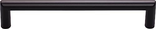Top Knobs6-516in Flat Black Kinney Pulls for Cabinet Mounting