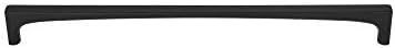 Top Knobs Riverside Pull 12 Inch Black Length