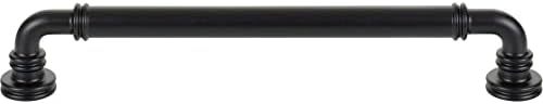 Top Knobs Cranford Pull 7 916 Inch Flat Black
