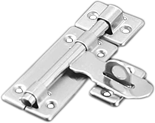 4-Piece Premium Stainless Steel Sliding Door Lock with Dual Install