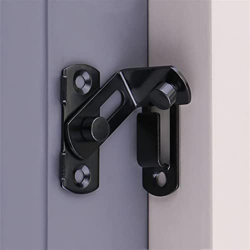 Stainless Steel 90-Degree Door Lock - Push-Pull Mechanism