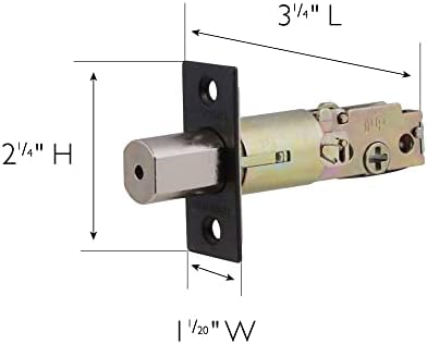 Design House 2-Way Square Corner Deadbolt Oil Rubbed Bronze