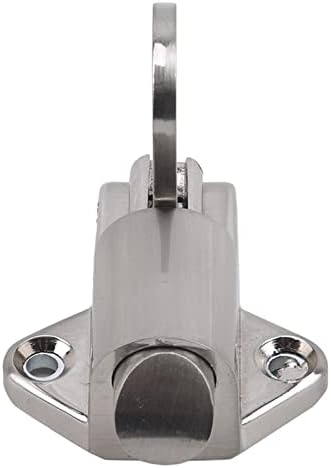 Slide Bolt Door Lock Hasp with Silver Button