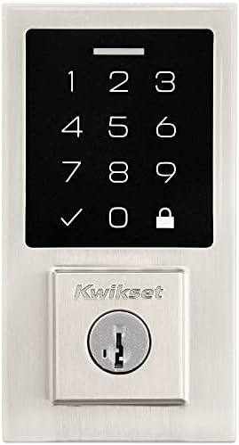 Kwikset 9270CNT-15S SmartCode Touchpad Deadbolt Satin Nickel