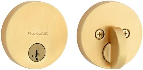Kwikset 258RDT-S Uptown Low Profile Deadbolt with SmartKey Technology