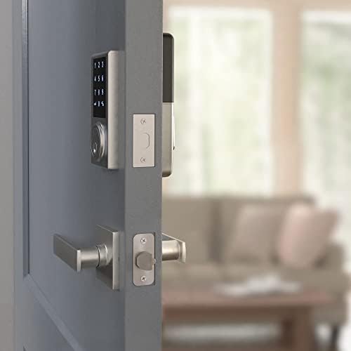 Amazon Basics Grade 3 Touchscreen Deadbolt Keypad Lock Satin Nickel
