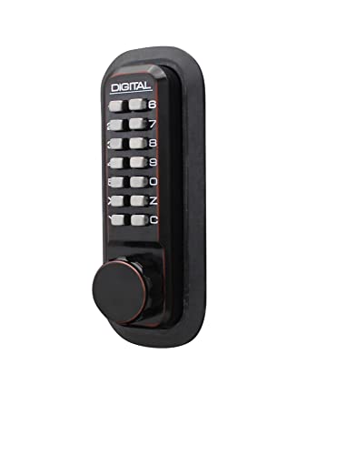 Adjustable Digital Deadbolt - Antique Brass