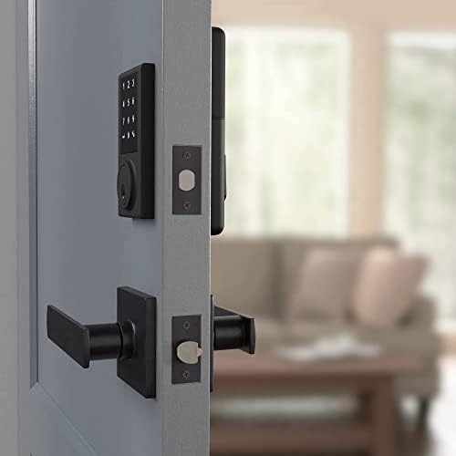 Amazon Basics Grade 3 Smart Door Keypad Lock Matte Black