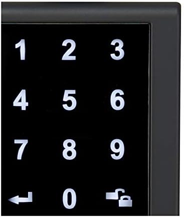 Amazon Basics Grade 3 Smart Door Keypad Lock Matte Black