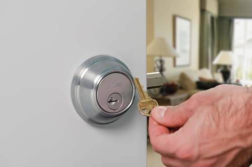 Kwikset 980-SSTRKP Satin Nickel Deadbolt
