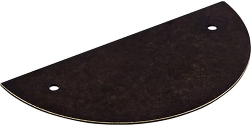 Top Knobs Half Circle Cabinet Back Plate Flat Black