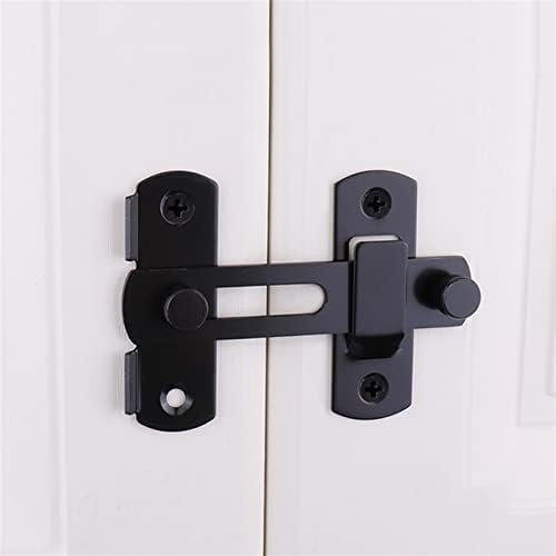 Stainless Steel 90-Degree Door Lock - Push-Pull Mechanism