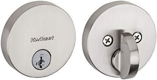 Kwikset Uptown Slim Round Deadbolt with SmartKey Security