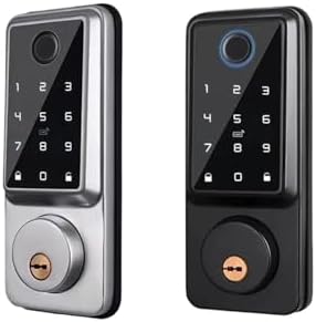 Tuya Smart Lock with Fingerprint Entry Deadbolt System