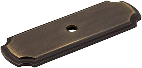 Jeffrey Alexander Cabinet Knob Backplate in Antique Brushed Satin Brass