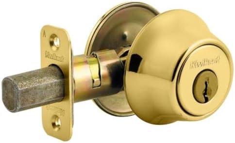 Kwikset 660-11PV1 Single Cylinder Deadbolt