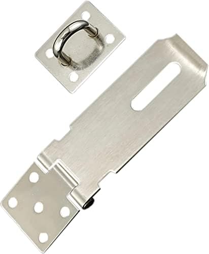 Durable stainless steel door lock with brushed finish for various surfaces