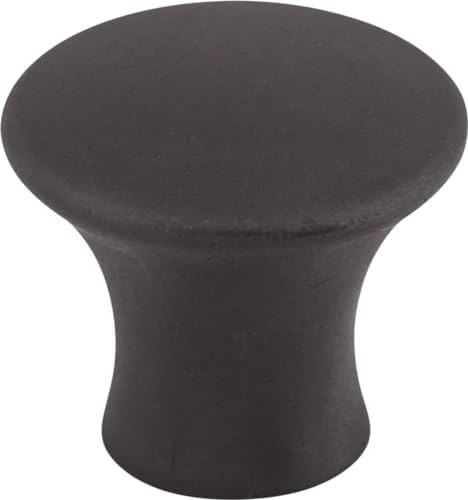 Top Knobs TK591SAB Mercer Collection 1-18 Oculus Round Medium Knob Sable