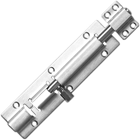 AMAZWI Door Lock 2-Pack Stainless Slide Bolt Deadbolt