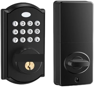 Keyless Entry Door Lock with Keypad Smart Deadbolt Security Easy Install