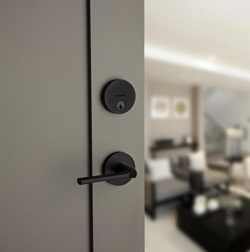 Kwikset Uptown Slim Round Deadbolt with SmartKey Security