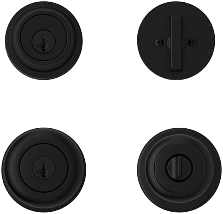 Kwikset 660 Deadbolt Lock Matte Black