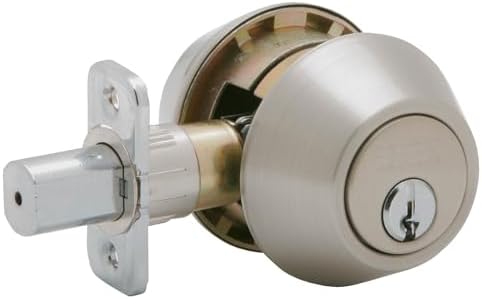 SCHLAGE Dexter JD62V630 Double Cylinder Deadbolt Satin Stainless