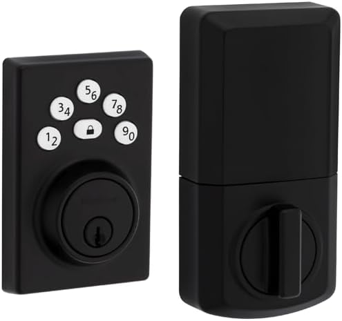 Kwikset Contemporary Powerbolt Electronic Deadbolt with Satin Nickel Finish