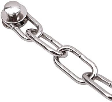 Stainless Steel Door Lock Silver Durable and Secure Door Protector