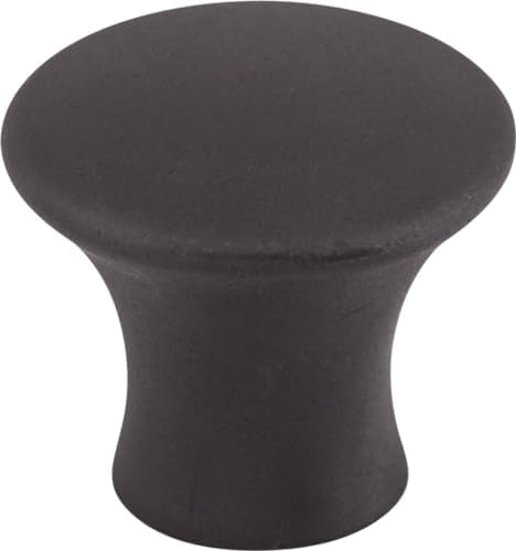 Top Knobs TK591SAB Mercer Collection 1-18 Oculus Round Medium Knob Sable